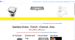 Desktop Screenshot of customdrains.com